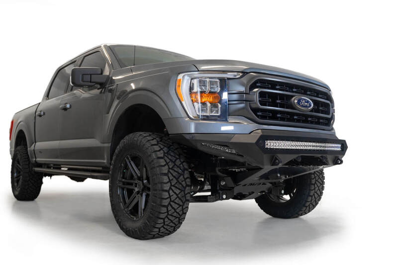 Ford F-150 Bumper - Front - Addictive Desert Designs - Stealth Fighter - Hammer Black - `21-`27